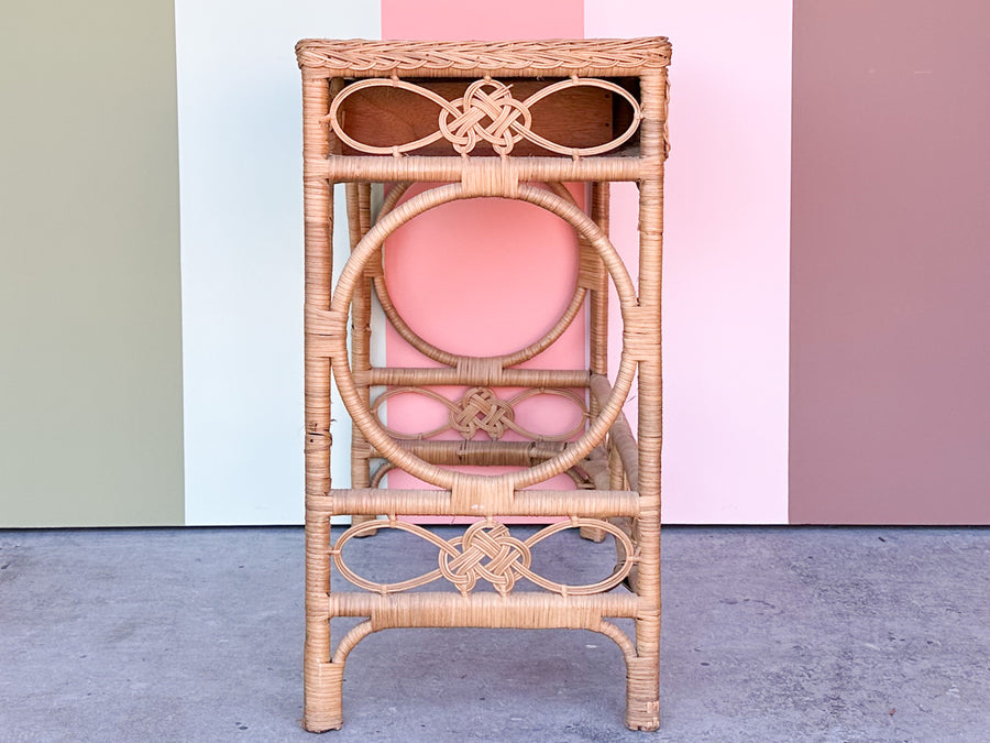 Sweet Wicker Desk and Chair