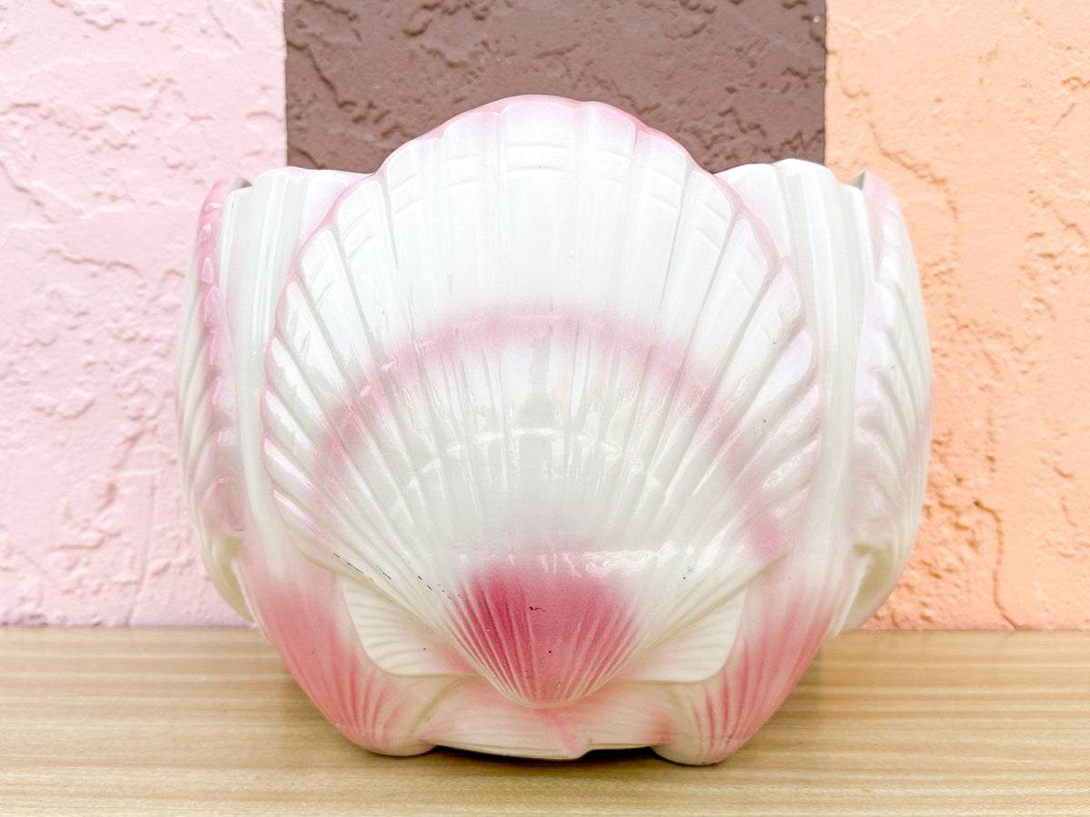 Large Pink Shellegance Cachepot