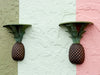 Pair of Pineapple Wall Shelves