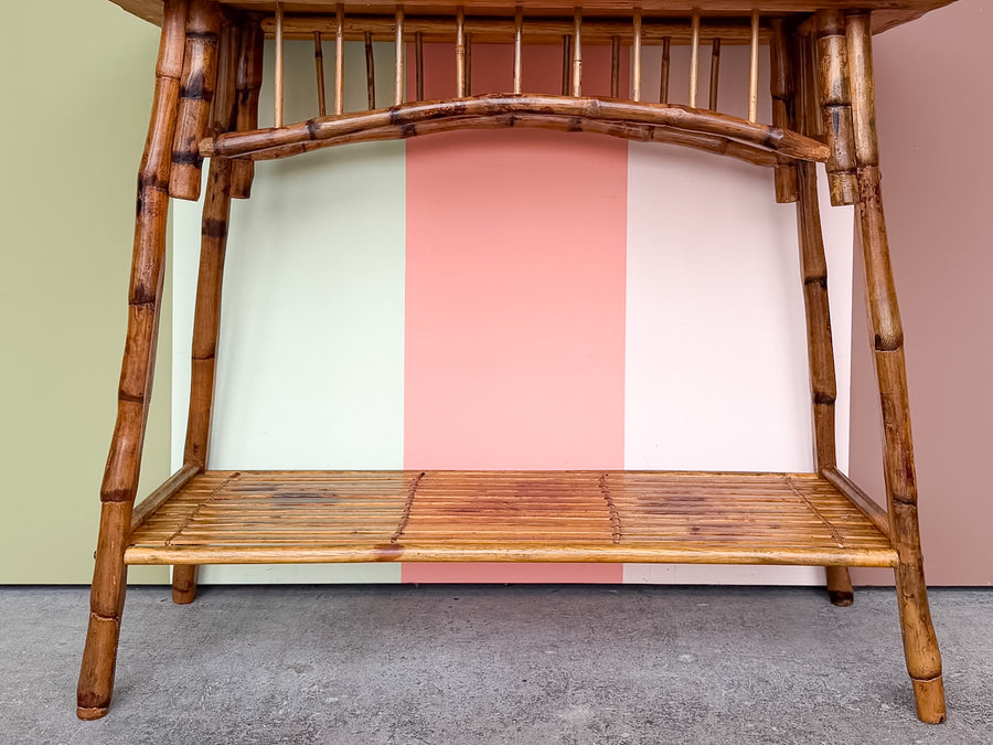 Tortoiseshell Bamboo Console