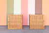 Pair of Island Style Rattan Wrapped Nightstands