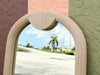 Pencil Reed Rattan Mirror