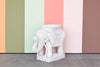 Wicker Elephant Garden Seat