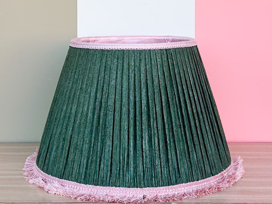 Pair of Kips Bay Show House Lotus Lampshades