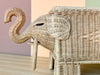Wicker Elephant Cachepot
