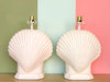 Pair of Clam Shell Lamps