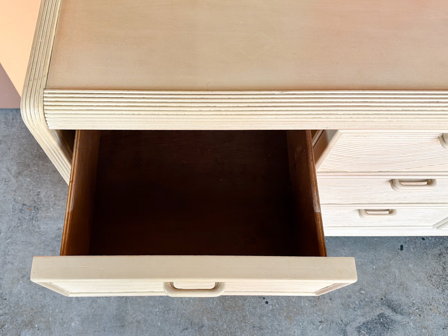Coastal Chic Pencil Reed Dresser