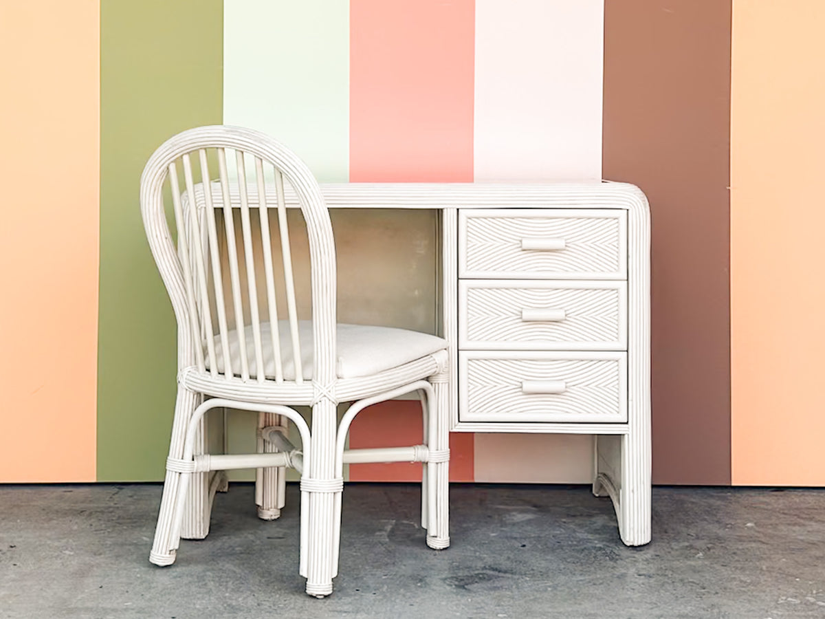 Pencil Reed Desk and Chair