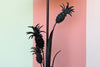 Cute Tole Pineapple Lamp with Shade
