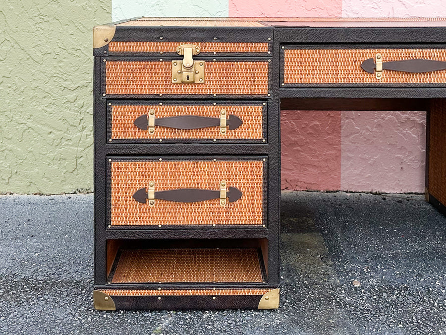 Stiles Brothers Steamer Trunk Coffee Table