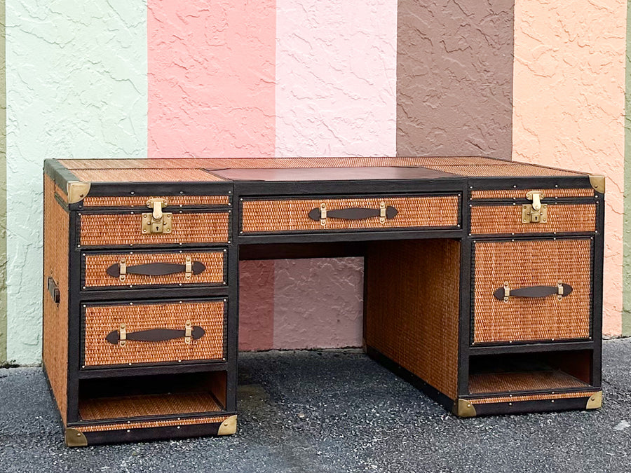 Stiles Brothers Steamer Trunk Coffee Table