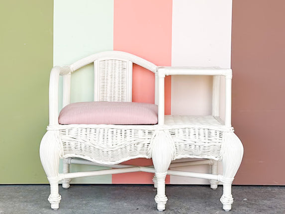 Palm Beach Style Telephone Bench