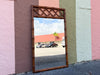 Handsome Chippendale Faux Bamboo Mirror