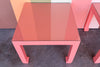 Pair of Coral Ming Style Side Tables