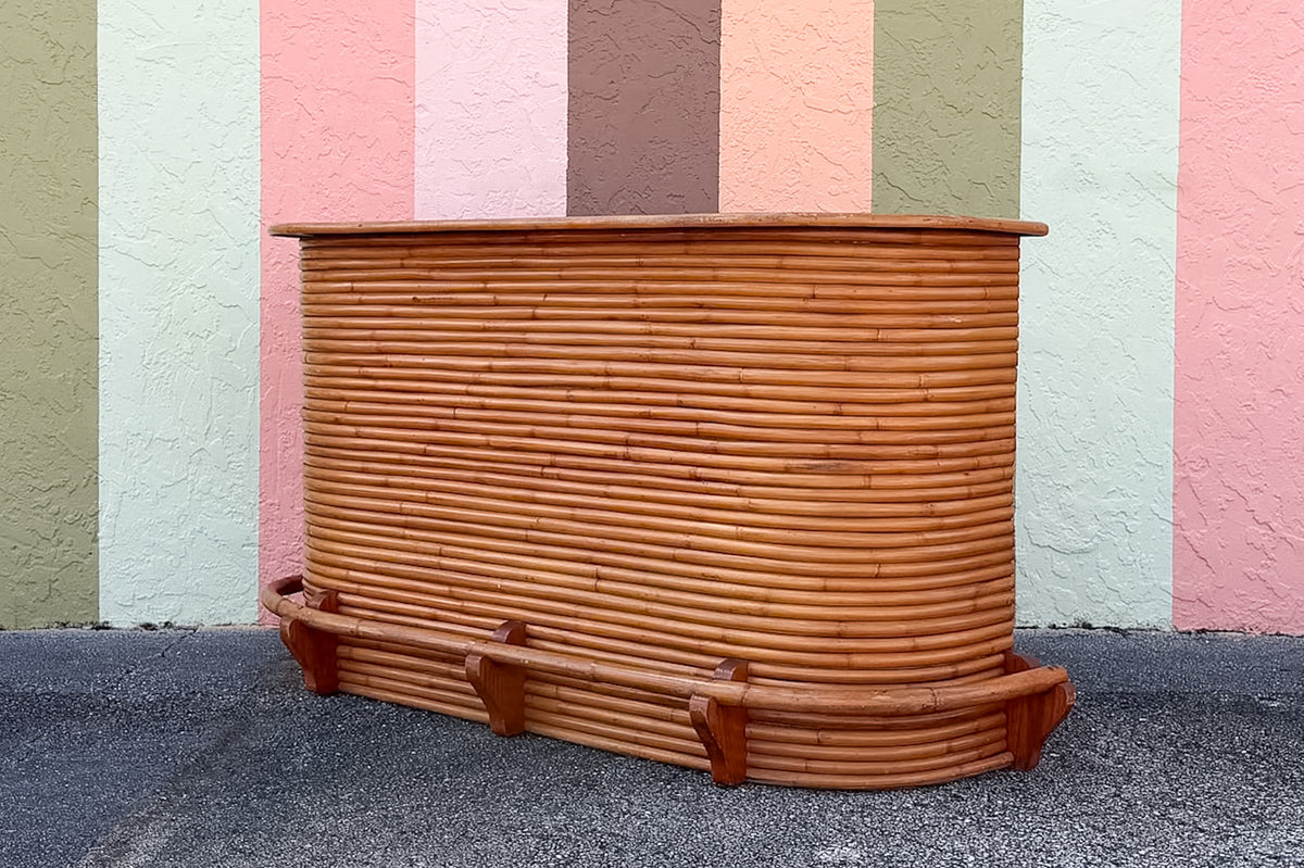 Old Florida Rattan Bar
