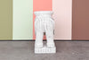 Wicker Elephant Garden Seat