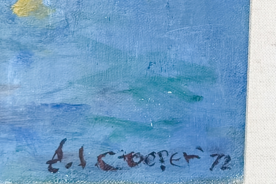 Sailboat Scene Original Art