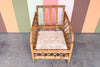 Rattan Lounge Chair on Casters