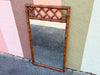 Handsome Chippendale Faux Bamboo Mirror