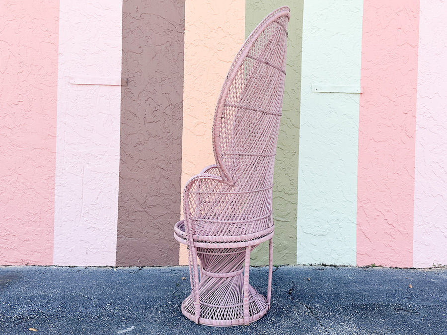 Pink Chic Peacock Chair