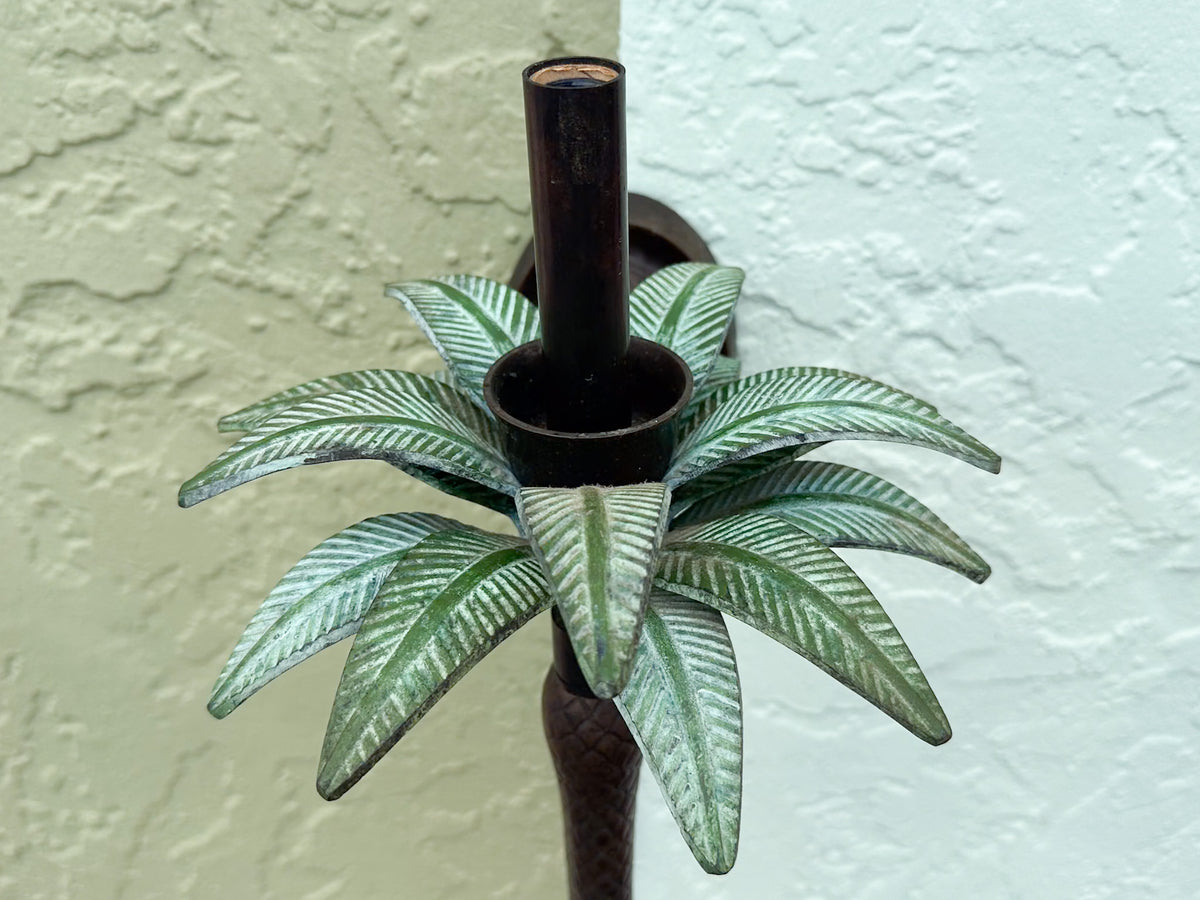 Pair of Palm Tree Wall Sconces