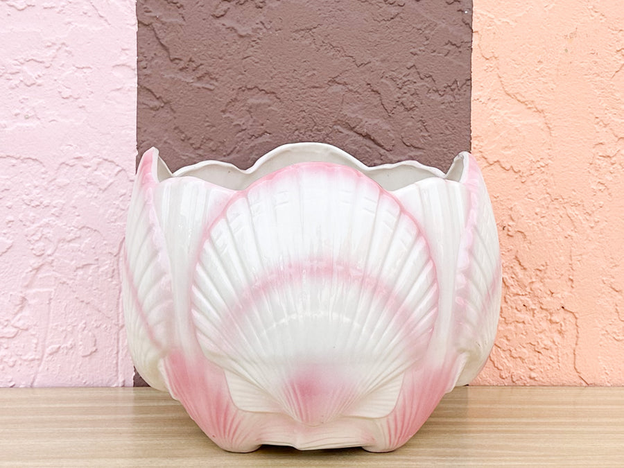 Large Pink Shellegance Cachepot