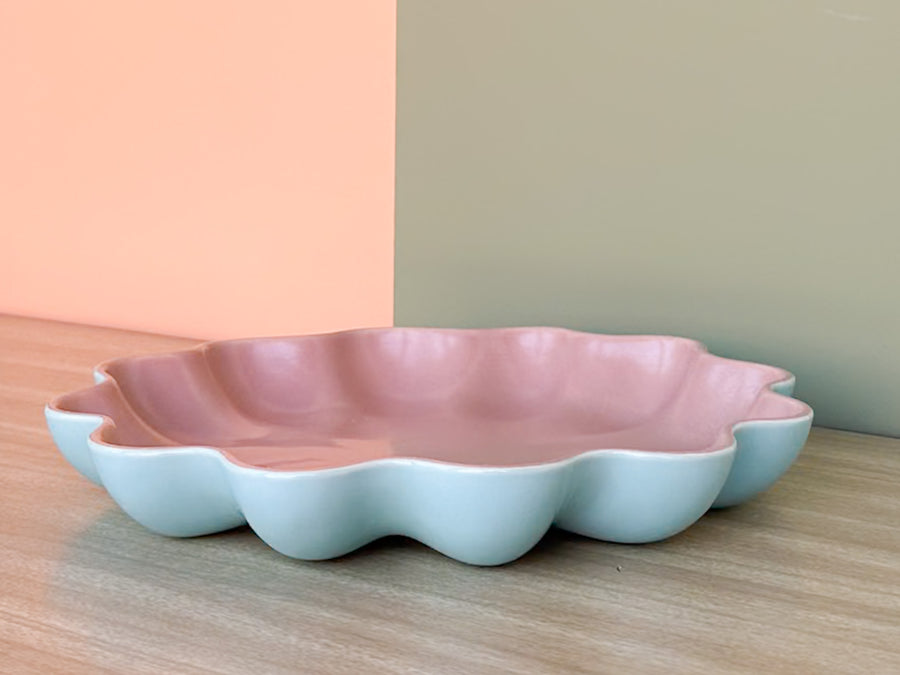 1930's Catalina Pottery Scalloped Dish