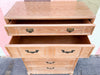 Natural Campaign Style Rattan Tall Chest