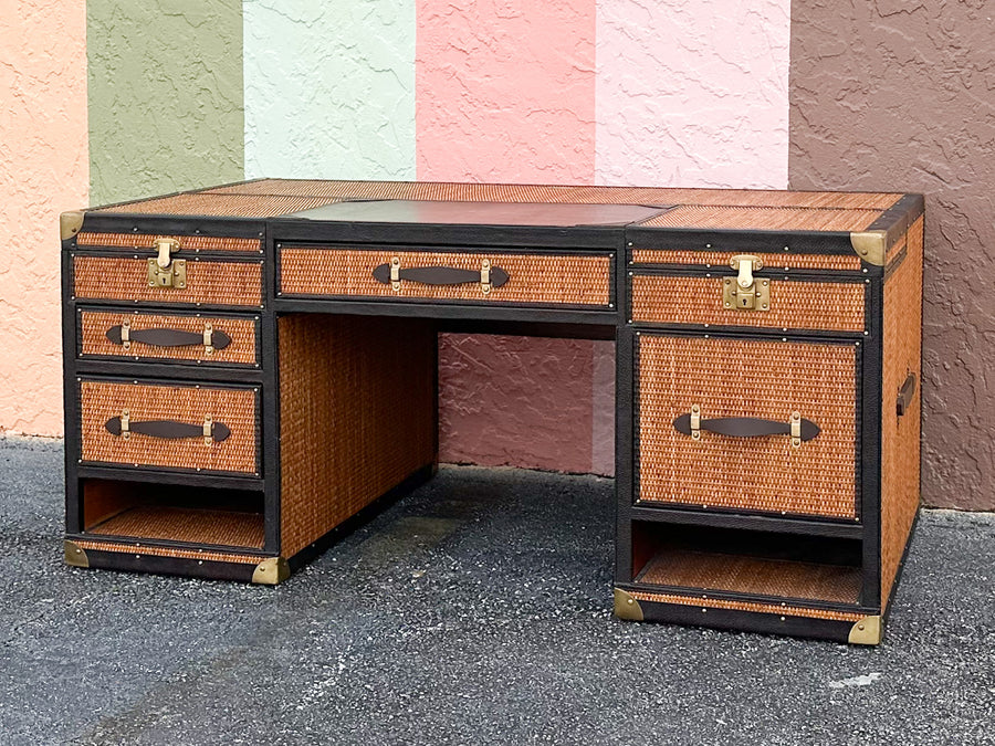 Stiles Brothers Steamer Trunk Coffee Table