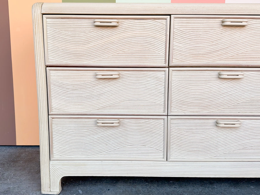 Coastal Chic Pencil Reed Dresser