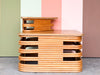 Frankl Style Rattan Corner Coffee Table