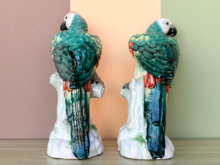 Pair of Stunning Chelsea House Parakeets