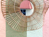 Modern Island Chic Rattan Mirror