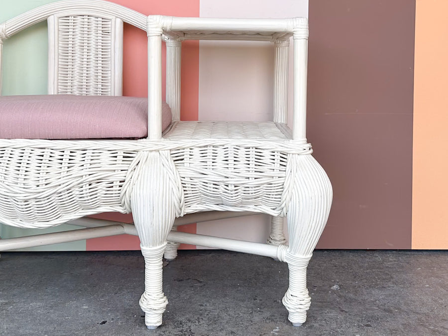 Palm Beach Style Telephone Bench