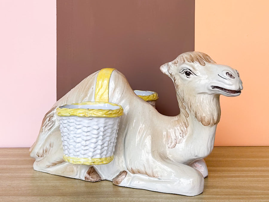 Ceramic Camel Cachepot