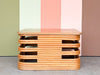 Frankl Style Rattan Corner Coffee Table