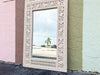 Wood Carved Moroccan Mirror