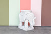 Wicker Elephant Garden Seat