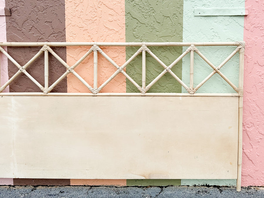 60s Chic Ficks Reed King Headboard