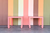 Pair of Coral Ming Style Side Tables