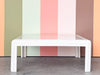 Coastal Style Rattan and Cane Coffee Table