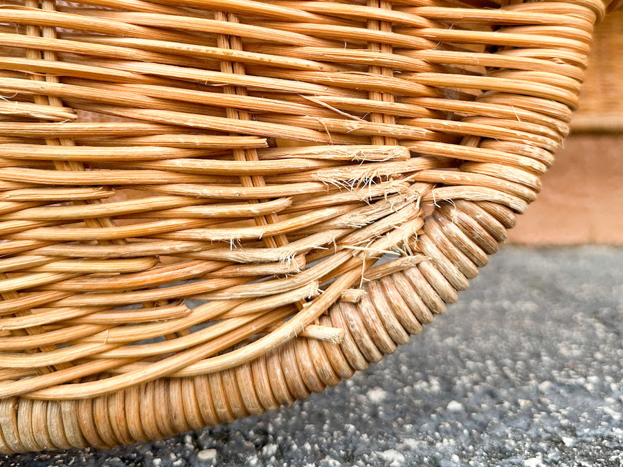 Oversized Wicker Coffee Table