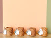 Set of Eight Shellegance Napkin Rings