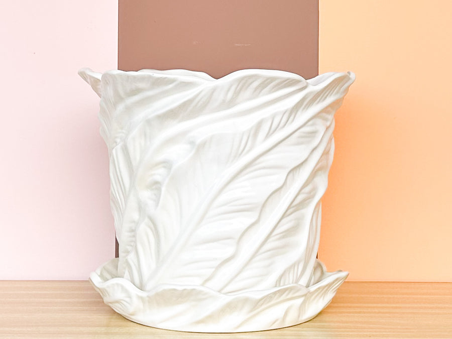 Palm Leaf Cachepot