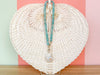 Palm Beach Regency Shell and Gemstone Necklace - Aqua