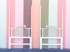 Pair of Ficks Reed Rattan Spindle Twin Headboards