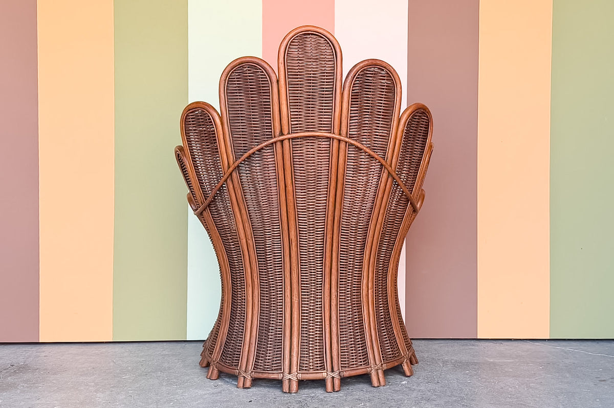 Rattan Flower Chair