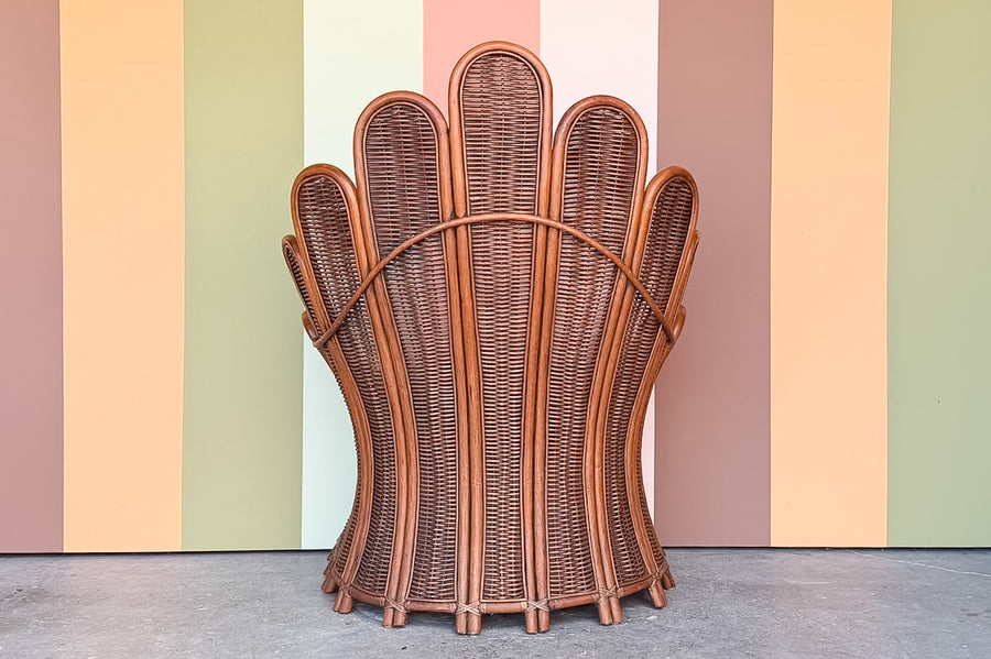 Rattan Flower Chair