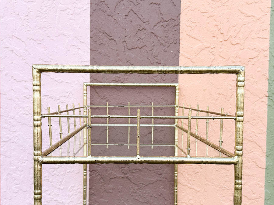 Faux Bamboo Metal Bar