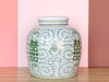 Seafoam Green Temple Jar